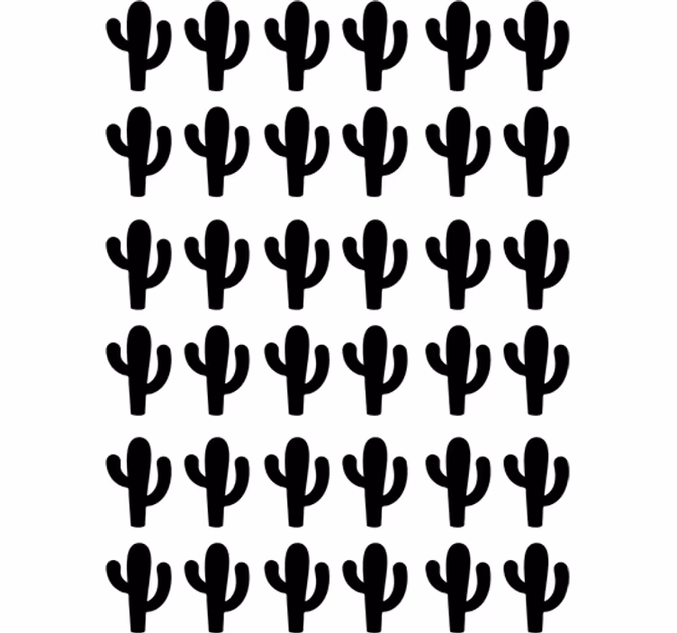 Rollo fenster jugendzimmer mit kaktus stickern - TenStickers