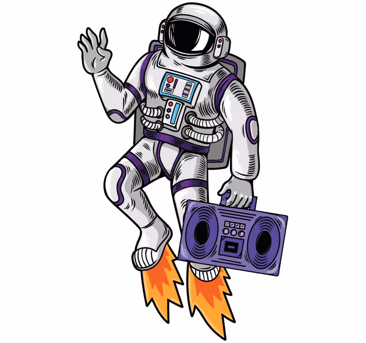 Rollo fenster jugendzimmer mit kosmischem klang - TenStickers