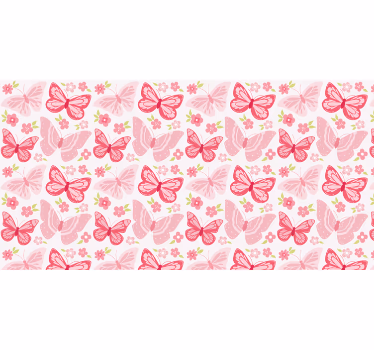 Rollo fenster jugendzimmer mit schmetterlingsmotiven - TenStickers