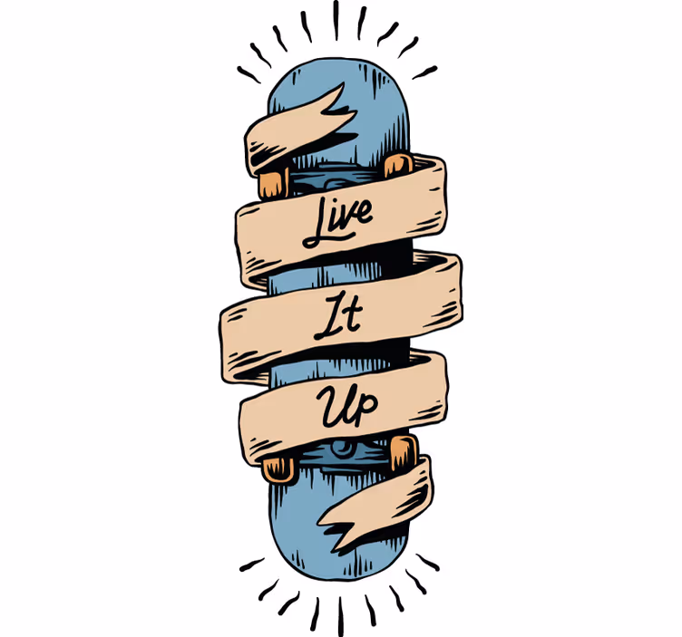 Rollo fenster jugendzimmer skateboard motiv - TenStickers