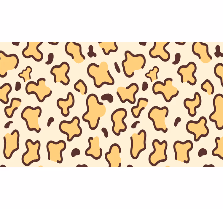 Rollo fenster beige mit giraffenflecken - TenStickers