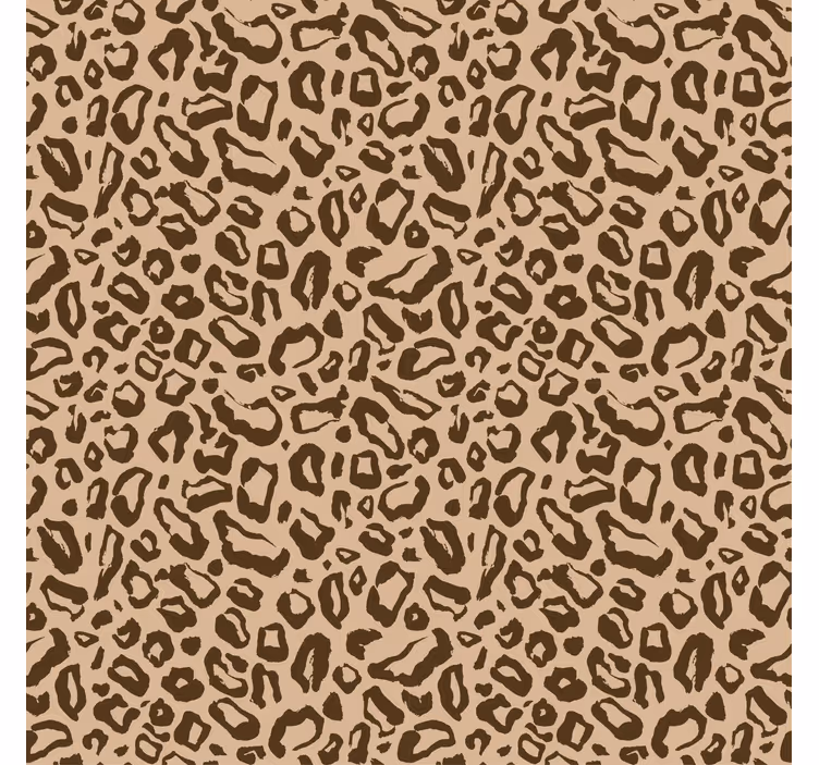 Rollo fenster beige mit großen und kleinen leopardenflecken - TenStickers