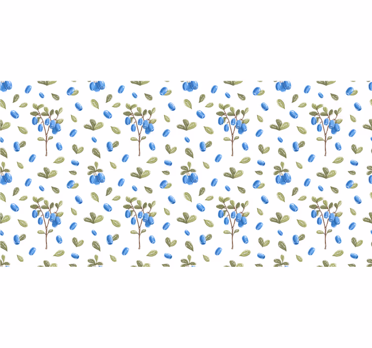 Rollo fenster weiß mit floralem aquarellmuster - TenStickers