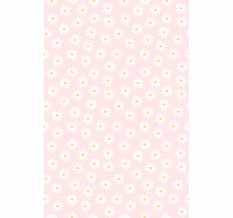 Rollo fenster blumen mit gänseblümchenmuster - TenStickers