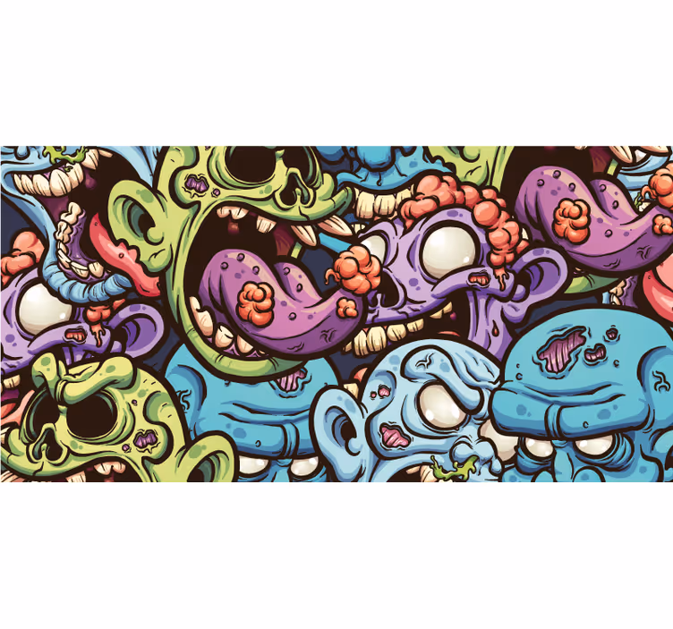 Rollo fenster gamer gegen zombies - TenStickers