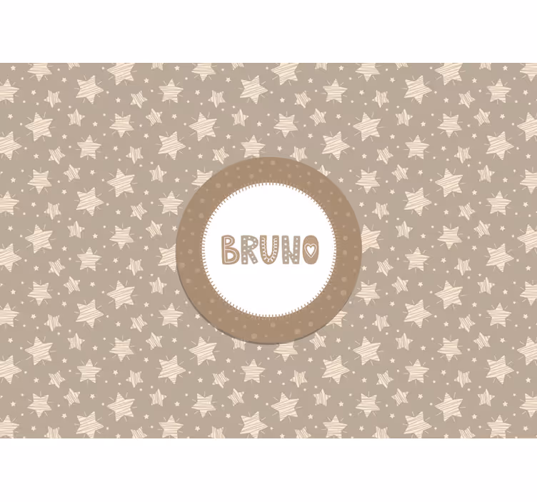 Rollo fenster baby mit gestreiften sternen - TenStickers