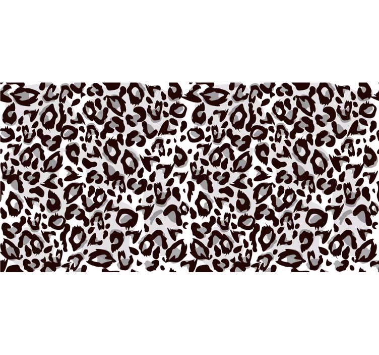 Rollo fenster schwarz leopardenschwarz - TenStickers