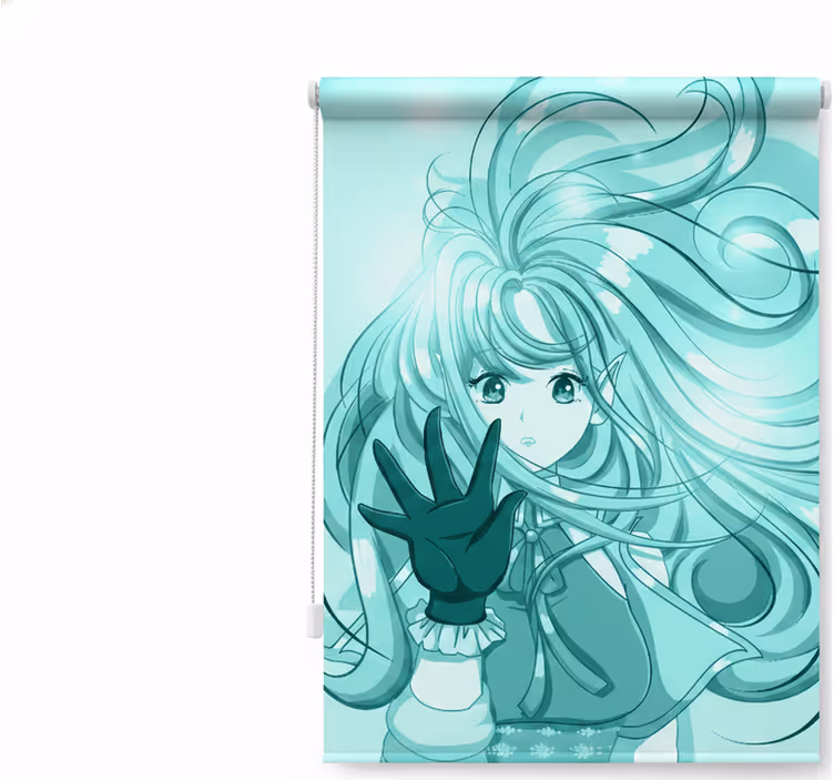 Rollo fenster jugendzimmer mit anime mädchen design - TenStickers