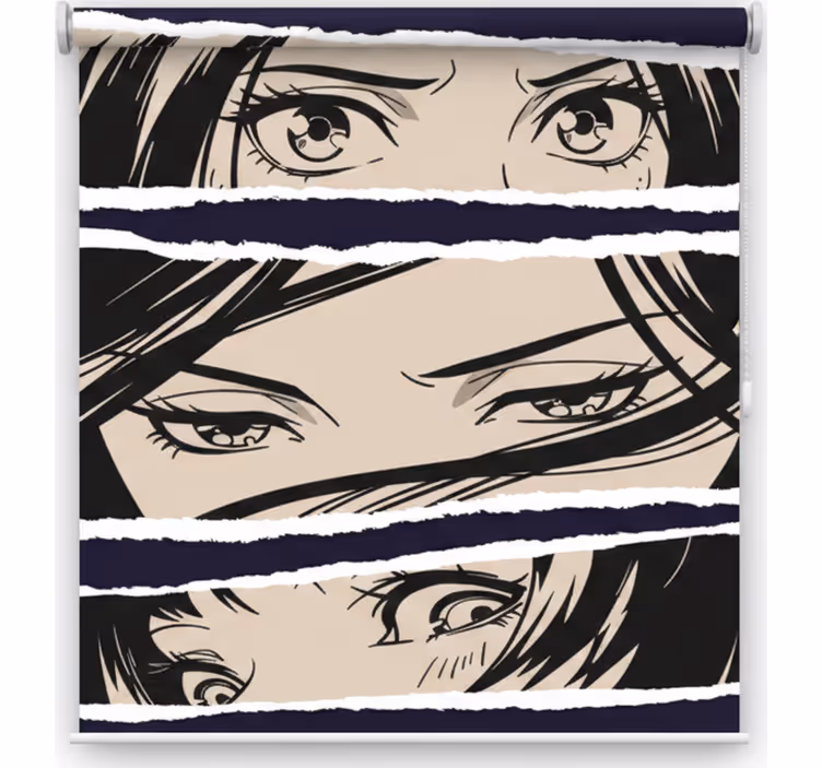 Rollo fenster jugendzimmer im anime-stil - TenStickers