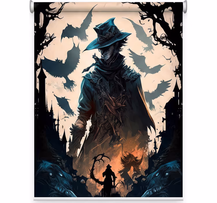 Rollo fenster jugendzimmer gotisches videospielposter - TenStickers
