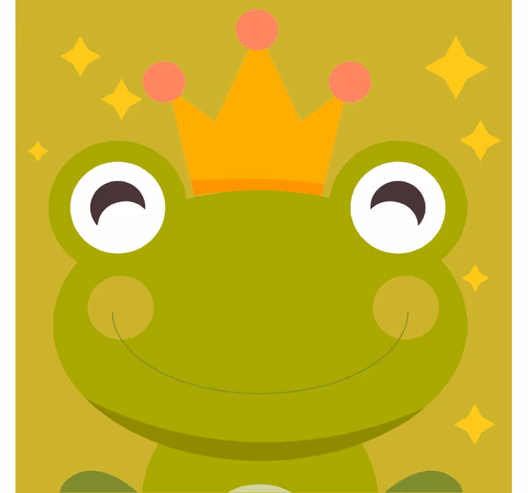 Rollo fenster spaß froschkönig märchen - TenStickers