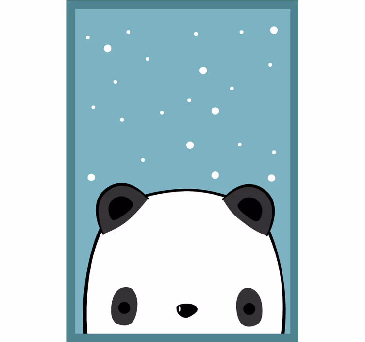 Rollo fenster spaß mit süßem panda - TenStickers
