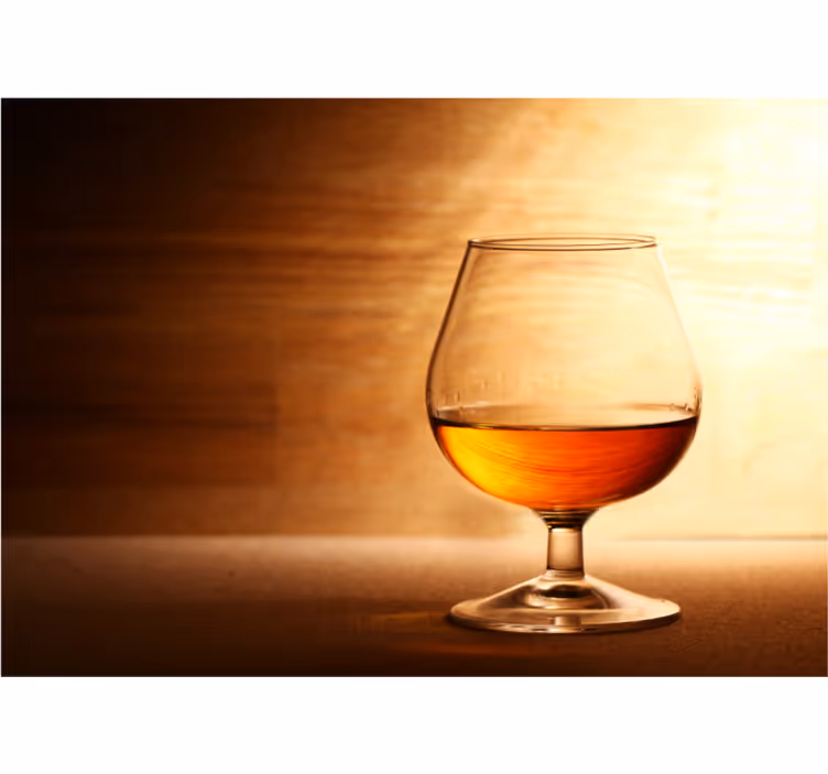 Rollo fenster rustikal glas für cognac - TenStickers