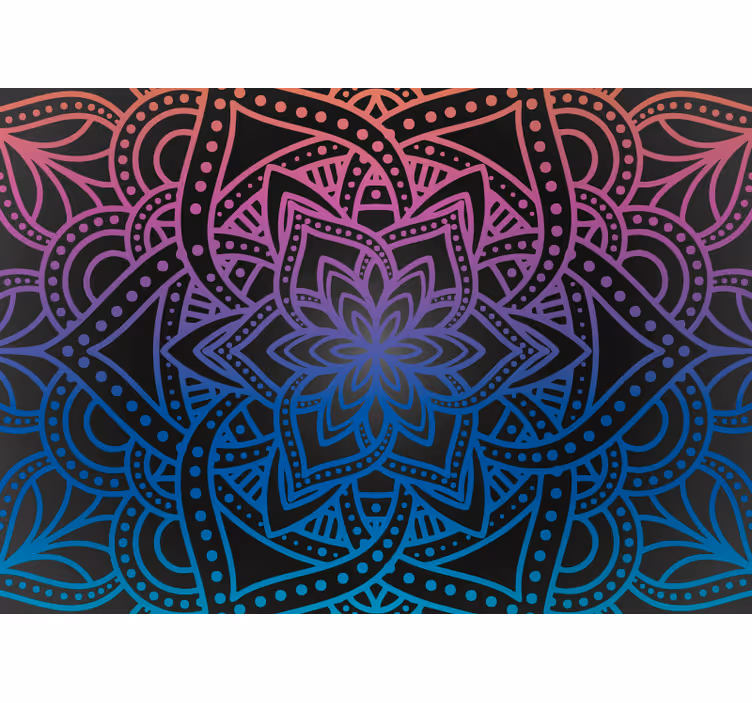 Rollo fenster zen mandala verzierungen - TenStickers