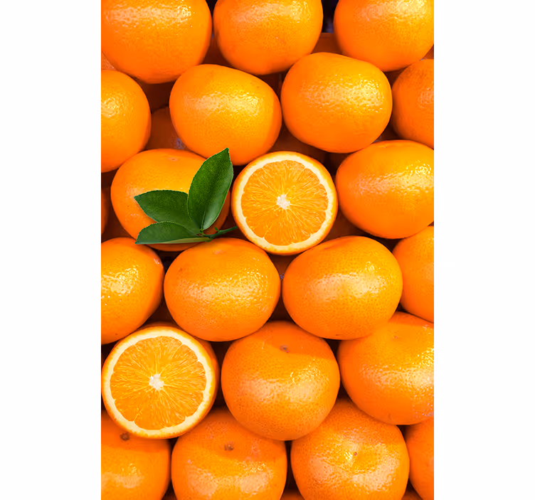 Rollo fenster orange oranges - TenStickers