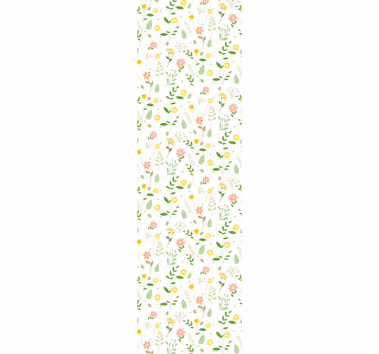 Fenster rollo außen mit buntem blumendesign - TenStickers