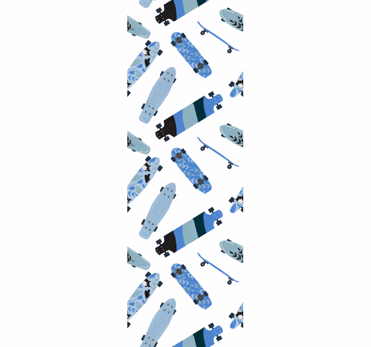 Rollo fenster jugendzimmer skateboards design - TenStickers