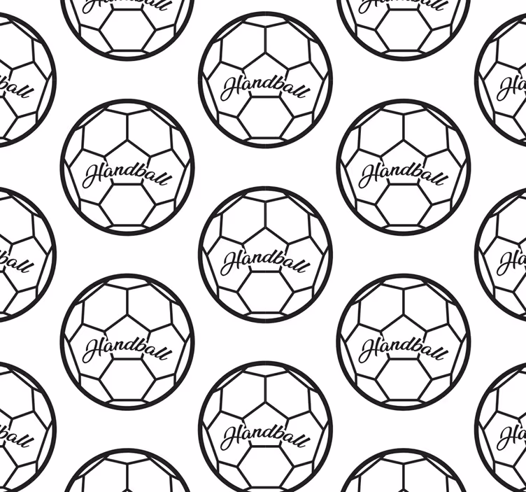 Rollo fenster jugendzimmer für handballfans - TenStickers