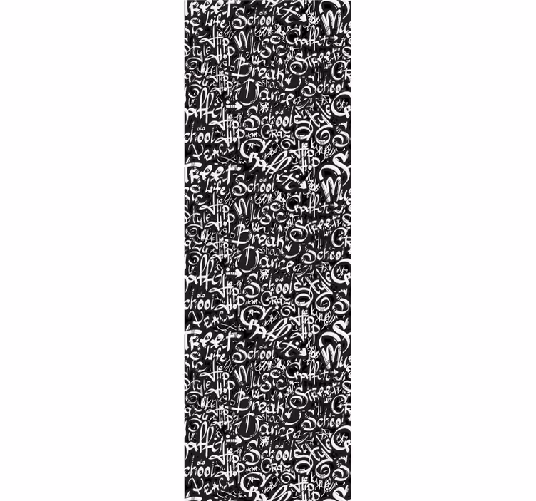 Rollo fenster jugendzimmer im graffiti-design - TenStickers