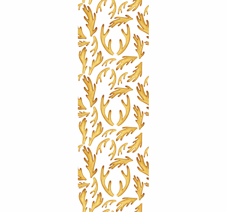 Rollo fenster jugendzimmer goldene boho-rentiere - TenStickers