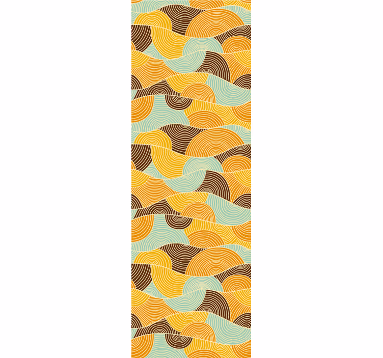 Rollo fenster klassisch psychedelische hippie-muster - TenStickers