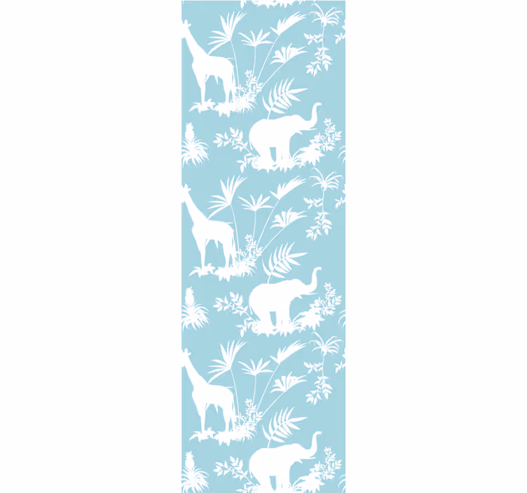 Rollo fenster klassisch jungle toile vintage-muster - TenStickers
