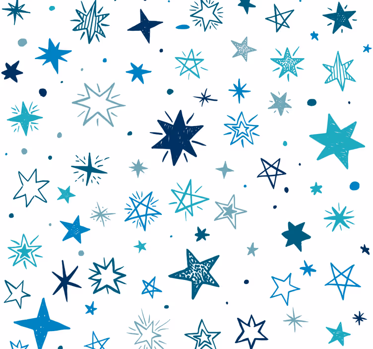 Rollo fenster baby geometrisches sternenmuster - TenStickers
