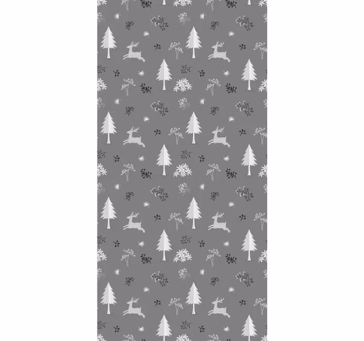 Rollo fenster baby graue rehe - TenStickers