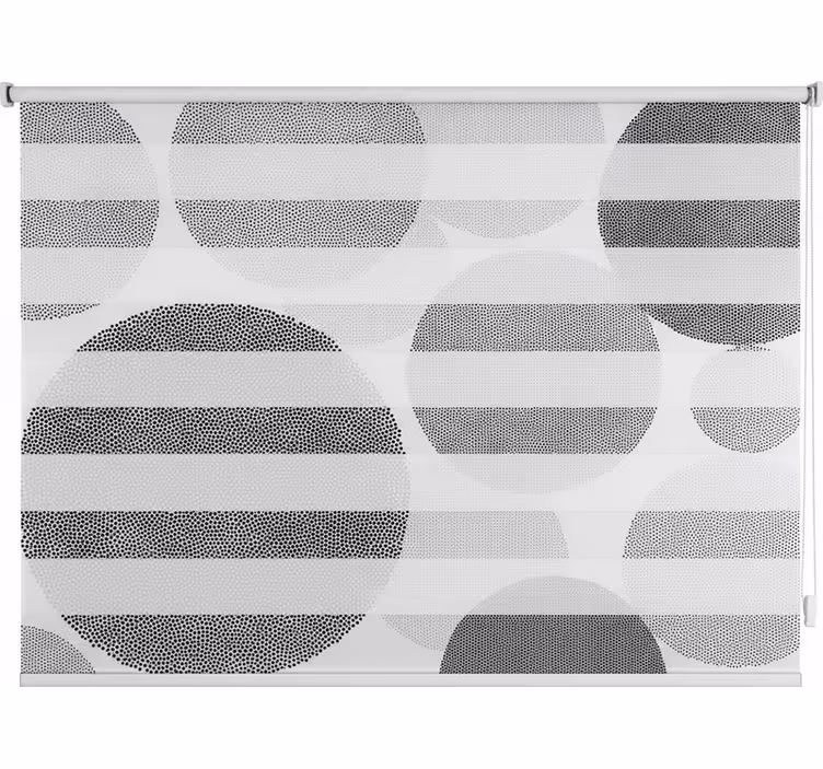 Rollo fenster badezimmer lichtkreis - TenStickers