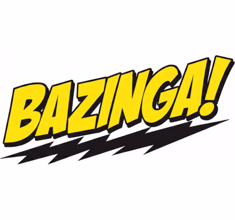 Rollo fenster filme mit bazinga big bang motiv - TenStickers