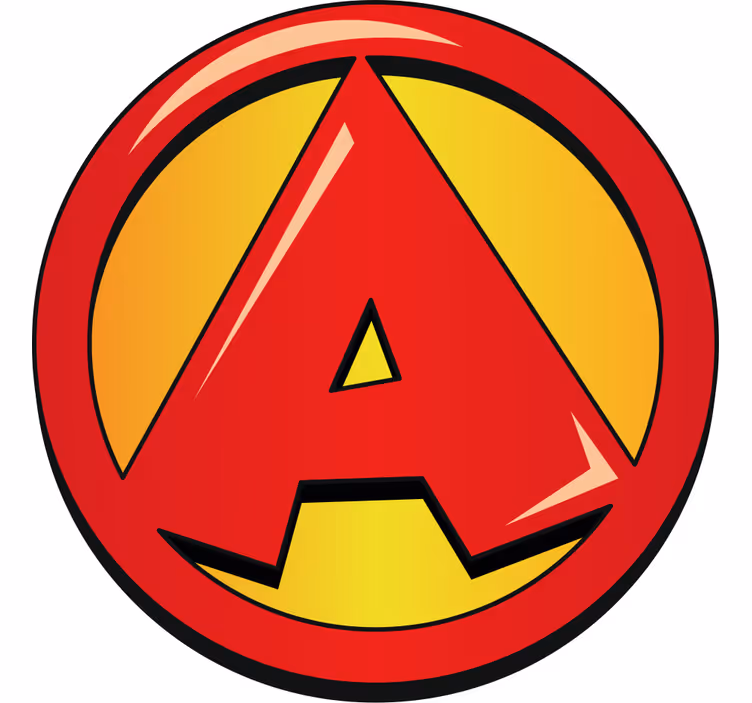 Fenster rollo superhelden mit super anfangsbuchstaben - TenStickers