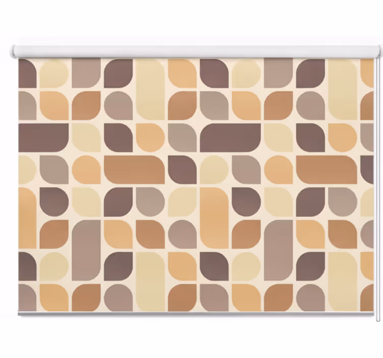 Rollo fenster balkon in retro motiven farben - TenStickers