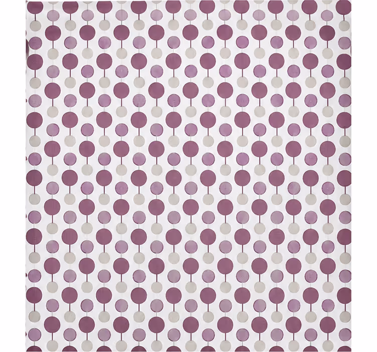 Rollo fenster lila mit verbundenem kreismuster - TenStickers