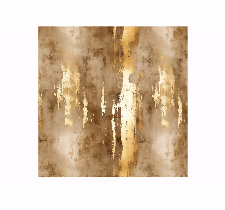 Rollo fenster braun mit marmor gold grafik - TenStickers