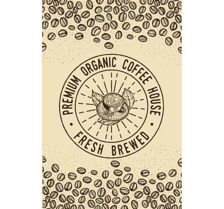 Rollo Fenster Küche premium bio-kaffeehaus - TenStickers