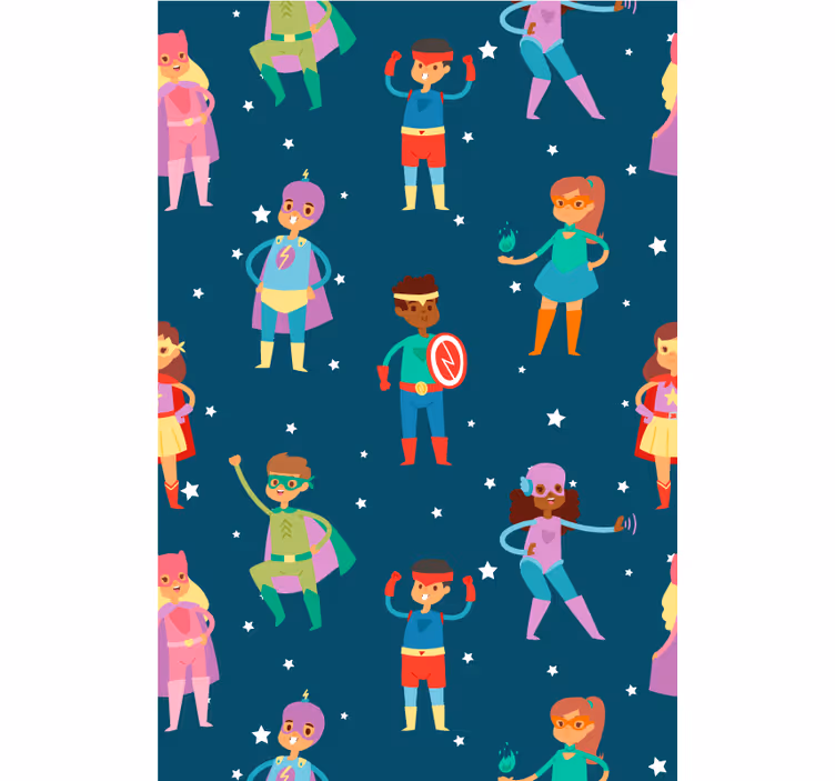 Fenster rollo superhelden muster - TenStickers