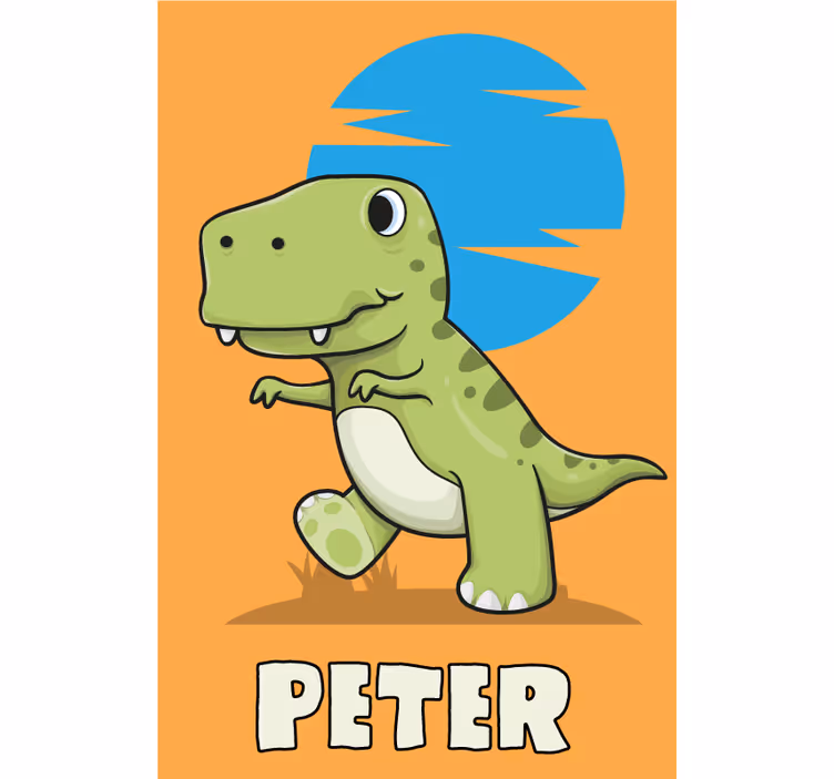 Rollo Fenster Dino personalisierter dinosaurier - TenStickers