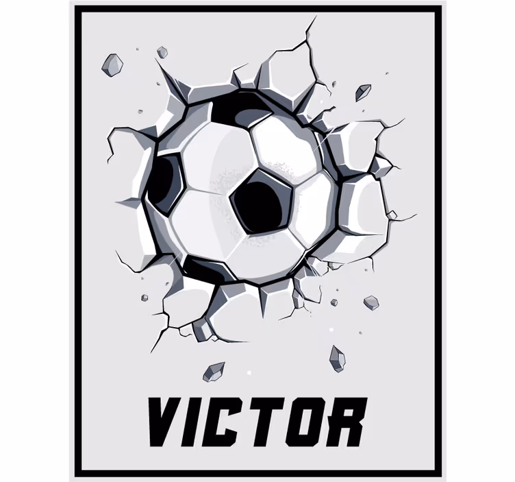 Breaking ball benutzerdefinierte bedruckte fenster schatten - TenStickers