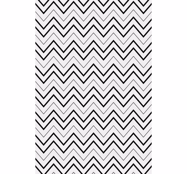Fenster Rollo modern geometrisches zickzackmuster - TenStickers
