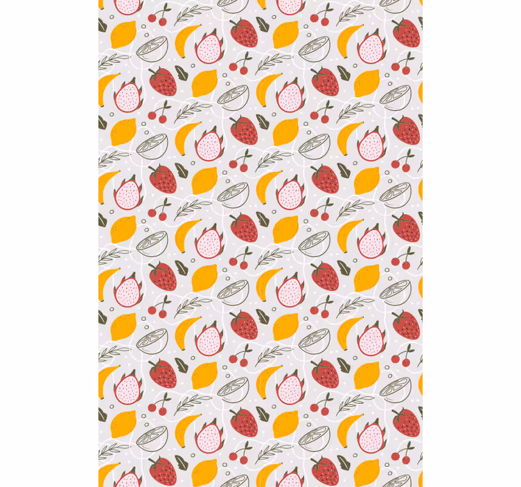 Rollo Fenster Obst zitrusfruchtmuster - TenStickers