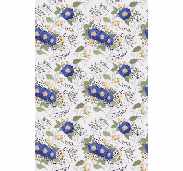 Mehrfarbige Blumen classic Rollo Kinderzimmer - TenStickers