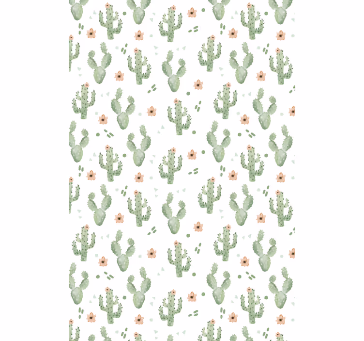 Rollo Fenster Kaktus blumenmuster - TenStickers