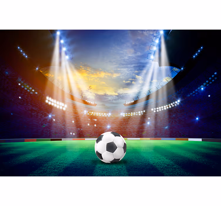 Fußballstadion Fußball Rollo - TenStickers