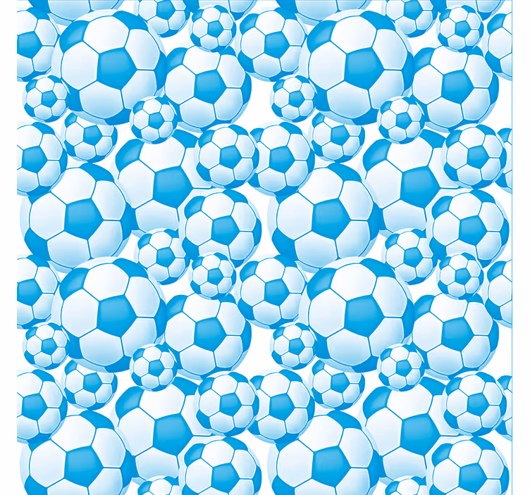 Rollo Fenster Fußball fußballmusterdekor - TenStickers