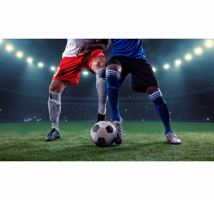 Fußball Rollos Ball im stadion - TenStickers