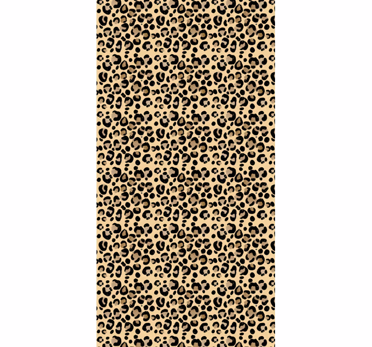 Rollo Fenster mit Tieren leopardenmuster - TenStickers