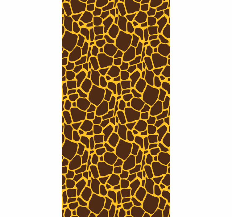 Rollo Fenster mit Tieren giraffenmuster - TenStickers