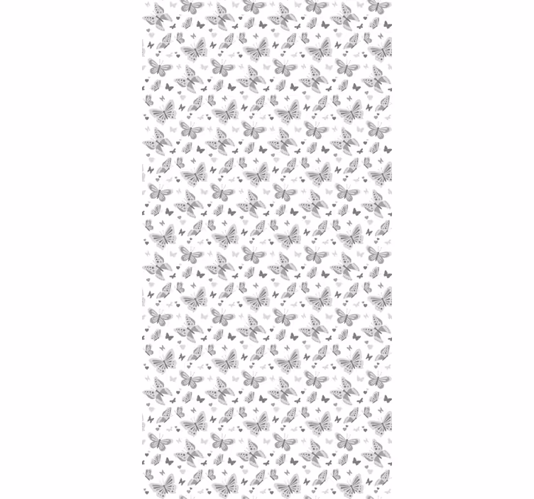 Rollo Fenster Schmetterlinge graues muster - TenStickers