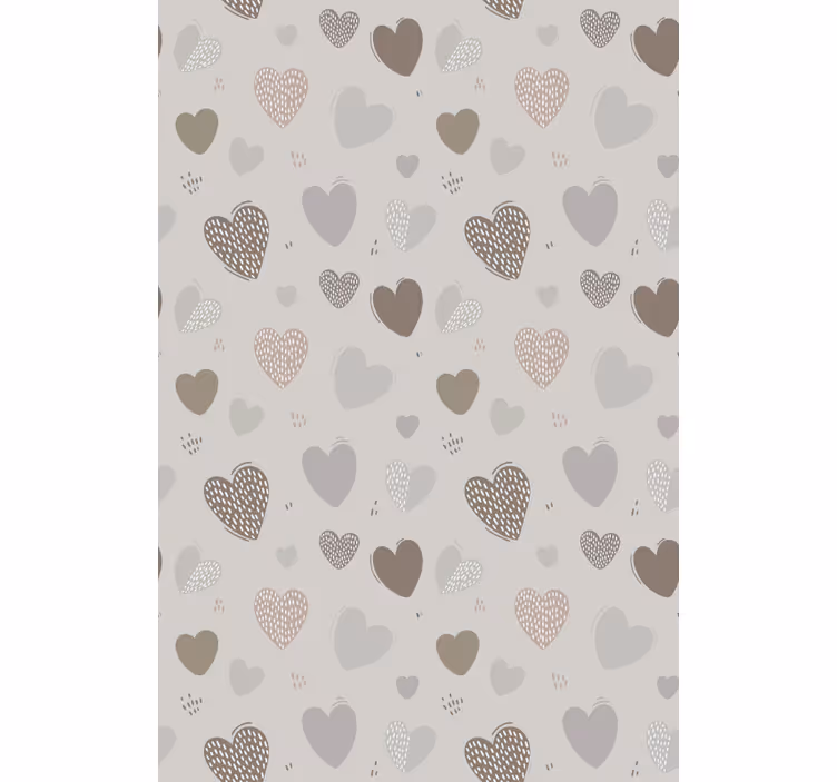Rollo Fenster romantisch graues muster - TenStickers