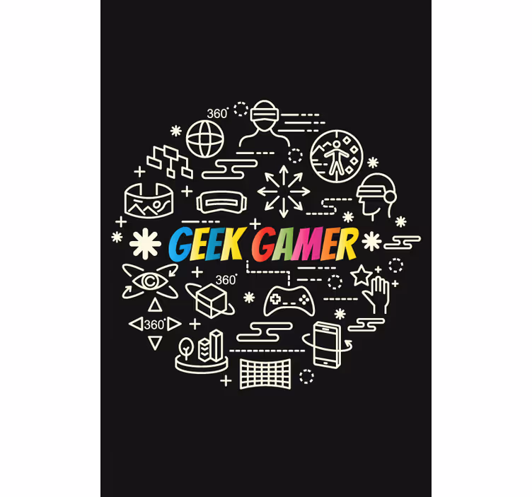 Rollo Fenster Gamer gaming-kritzeleien - TenStickers